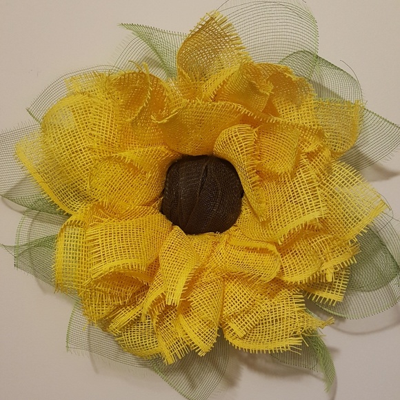 Other - ⬇️ Handmade Sunflower Wreath /Wall Decor